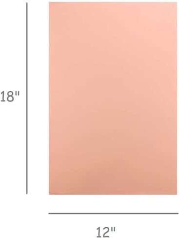 أوراق Hygloss من الفوم الملون للفنون والحرف اليدوية، مقاس 30.48 سم × 45.72 سم، خوخي، 10 قطع in Kuwait