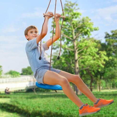 طقم Zipline للأطفال والكبار، أطقم خط سحاب بطول 60 قدمًا يصل إلى 500 رطل، خط Zipline سريع الإعداد في الفناء الخلفي، ترفيه في الملعب مع Zipline من الفولاذ المقاوم للصدأ، فرامل زنبركية، حزام أمان، مقعد in Kuwait