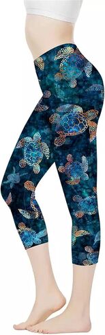 Belidome Capri Workout Leggings Yoga Pants for Women High Waist Soft Lightweight Active Athletic Clothing in Kuwait