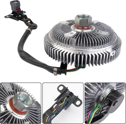 68155609AB قابض مروحة تبريد المبرد الإلكتروني متوافق مع دودج رام 2500 3500 6.7L 2010 ولرام 2500 3500 4500 5500 6.7L 2011-2013 in Kuwait