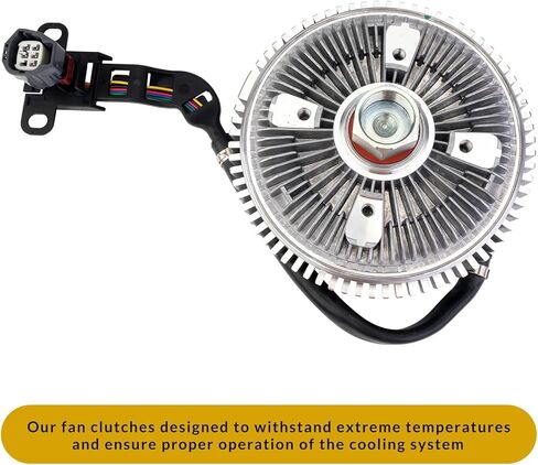 68155609AB قابض مروحة تبريد المبرد الإلكتروني متوافق مع دودج رام 2500 3500 6.7L 2010 ولرام 2500 3500 4500 5500 6.7L 2011-2013 in Kuwait