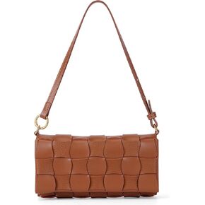 Woven Clutch Purses for Women Small Faux Leather Shoulder Bag Mini Luxury Designer PU Evening Handbags Fashion Bags