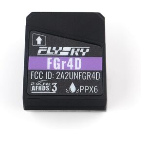 Flysky FGr4D 4CH 2.4GHz AFHDS3 Protocol Bulit-in Antennas Waterproof Receiver for RC Car Boat