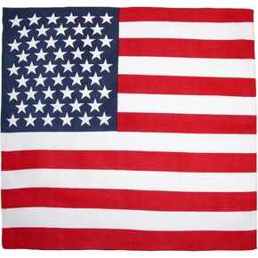 CTM® Cotton American Flag Bandanas