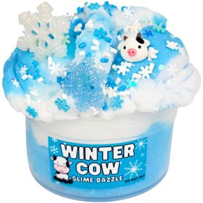 Slime Winter Cow Cloud Slime Made in USA Drizzly Slime, Relaxing Fun Gift Scented Slime