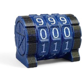 Life Counter Health Tracker for Board Games, TTRPGs, and Card Games with Star Symbol, Compatible with MTG, Purple with White Numbers