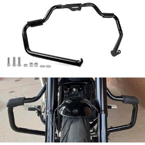PSLER Softail Crash Bar Engine Guard - Highway Bar for 2018-2024 Softail Deluxe Fxlrst Street Bob Fat-Boy Heritage Classic Sport Glide Slim Breakout Low Rider Except FXDRS OE 49000138(Chrome)