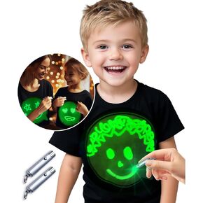 Glow in The Dark Shirt for Kids, Neon Shirt & Fun Clothes for Glow Party