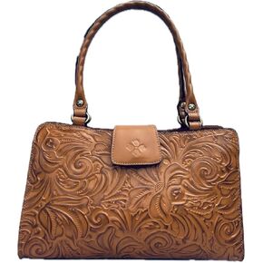 Patricia Nash Rienzo Satchel (Cognac)