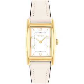 Coach Reese Women's Watch - 2H Quartz Tank Watch with Genuine Leather Strap - Water Resistant 3 ATM/30 Meters - Premium Fashion Timepiece for Everyday Style - 24mm