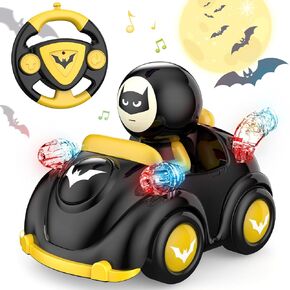 NQD RC Cars Remote Control Car for Toddlers 1 2 3 4 5 6 Year Old Baby Toddlers Children STEM RC Cartoon Race Car Toys for Kids with Music and Lights Christmas Birthday Gifts Boys Girls
