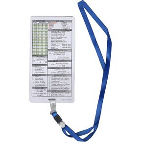 Crystal Pilot Bookmark IFR Placard with Formulas and Sectional Scale