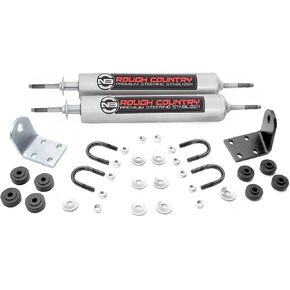 Rough Country Dual N3 Steering Stabilizer for 1977-1979 Ford F-150-8733630