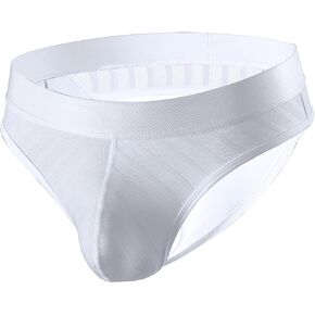 Casey Kevin Men's Striped G-String Thongs Breathable T-Back Underwear Bulge Pouch Lingerie