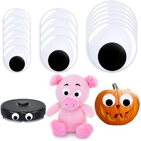 YGAOHF 16 Pieces Big Googly Eyes - 2 Inch 3 Inch 4 Inch Large Googly Eyes Self Adhesive, Giant Googly Eyes Wiggle Eyes for Crafts