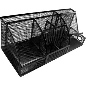 Mesh Desk Organizer Set Office Accessories - Desk Organization with multiple compartments for Desk Supplies, Desk Storage Organizer, Desktop Organizer with drawers, Desk Organizers and Accessories