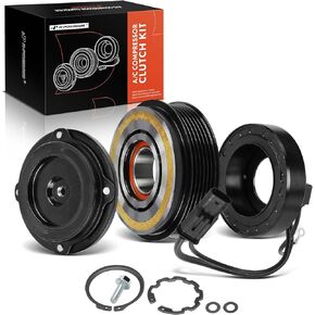 A-Premium Air Conditioner AC Compressor Clutch Kit Compatible with Mercedes-Benz C400, C450 AMG, C43 AMG, C300, C350e, C63 AMG, E300, E400, E43 AMG, E450, E550, GL450, GLE300d, GLS550, Sprinter