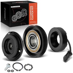 A-Premium Air Conditioner AC Compressor Clutch Kit Compatible with Jeep TJ Series Wrangler, TJ, 2003 2004 2005 2006, 2.4L