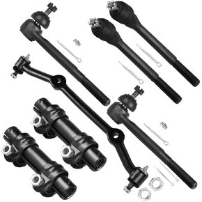 SCITOO 7pcs Front Suspension Kit Center Link Inner Outer Tie Rod End Replacement For Chevy Blazer For Chevy S10 For Chevy S10 Blazer For GMC Jimmy For GMC S15 For GMC S15 Jimmy For GMC Sonoma