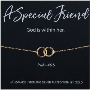 Christian Bracelet With Bible Verse In Gift Box, Christian Gift For Birthdays, Sympathy, Mom, Mom to be, Sister, Daughter, Wife, Aunt, Niece & Friend, Inspirational Gifts, Christian Charm Bracelets in Kuwait