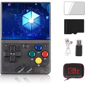 Miyoo Mini Handheld Game Console,2.8 Inch IPS Classic System Retro Video Games Consoles,with 64G TF Card and Wireless Networt Handheld Console Casual Game Console(White)