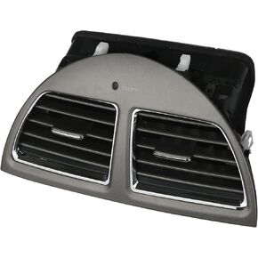 Center Console Dash AC Outlet Air Vent Panel Compatible with 2010 2011 2012 Lexus ES350 Replaces 55660-33210 Frame Chrome