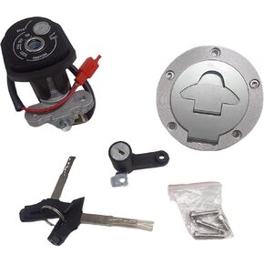 Ignition Switch Gas Fuel Tank Cap Cover Seat Lock Key Compatible For Yamaha R15 MT15 2015-2016