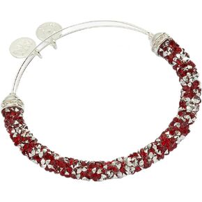 Alex and Ani Crystal Crush Bangle, Red