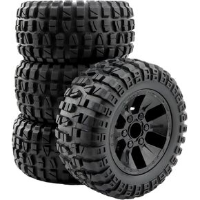 GDOOL 1:10 9200 RC Tires PX9200-29A Accessories Spare Parts for 1:10 9200 9200E 9201E 9205E 9206E Trucks 200E 210E Brushless RC Cars(2 PCS) Trucks in Kuwait