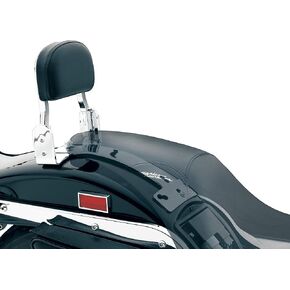 Kuryakyn 1605 Motorcycle Accessory: Plug-N-Play Sissy Bar Component, Passenger Seat Backrest Pad, Black