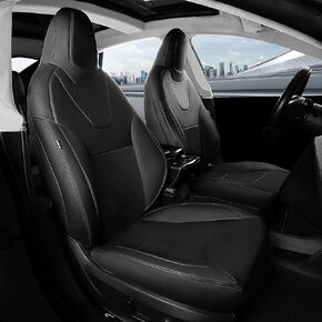 FREESOO Customized Seat Cover for Tesla Model S 5-Seater 2015 2016 2017 Performance Dual Motor 75/ 75D/ 70D/70/60/60D/ 85D/ P85D/ 90D/ P90D/ P100D Accessories Black