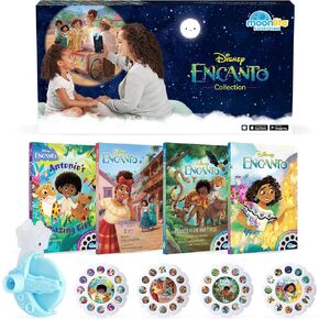 Moonlite Storytime Encanto Collection - Includes Mini Projector and 4 Delightful Story Reels , Digital Story, Digital Disney Books for Kids, Learning Gifts for Kids Ages 12 Months and Up