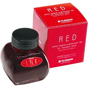 Platinum Fountain Pen Bottle Ink 60cc Red INK-1200#2