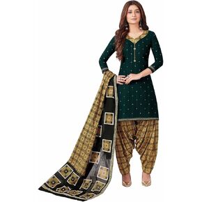 Miraan Cotton Printed Readymade Salwar Suit For Women (BANDCOLOR8023)
