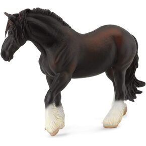 CollectA Shire Horse Mare, Black, 6.7"L x 4.8"H