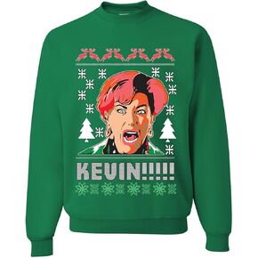 wild custom apparel Home Alone Kevin Missing Graphic Trend Ugly Sweater Sweatshirt