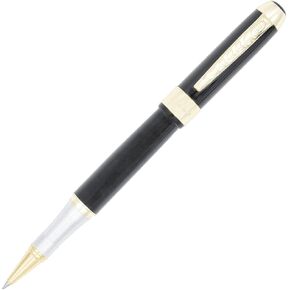 Gullor Elegant Executive Roller Ball Pen Jinhao 250 Black and Golden Clip Pen