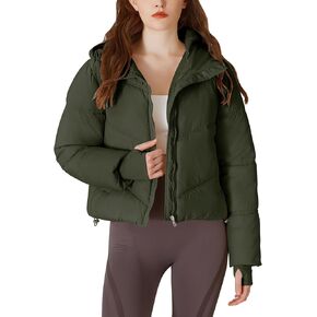 Ogfao Womens Lightweight Quilted Puffer Jacket with Hood