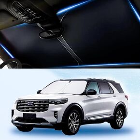 Car Eindshield Sun Visor, Foldable Sun Visor, Reflective Polyester Fabric Blocks Heat and Sun, A Must-Have Car Windshield Sunshade in Summer, Keep Your Vehicle Cool, Suitable for Cars, Trucks, SUV