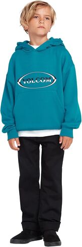 Volcom Boys' Logo Pullover Hooded Fleece Sweatshirt (Big Boys & Little Boys Sizes) in Saudi Arabia