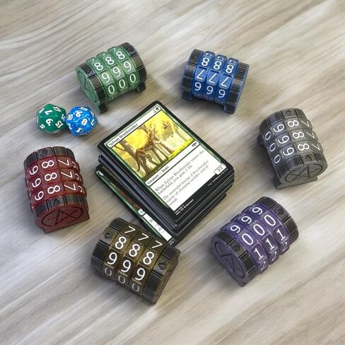 Life Counter Health Tracker for Board Games, TTRPGs, and Card Games with Star Symbol, Compatible with MTG, Green with White Numbers in Saudi Arabia