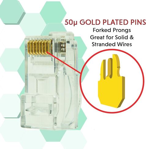 LINKUP - RJ45 Boots for Cat6 Cat5e Ethernet Snagless Short Connector | Designed for LINKUP Snagless Plug | 50 pcs in Saudi Arabia