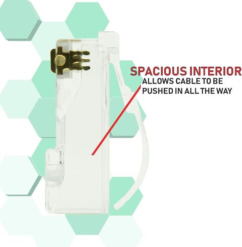 LINKUP - RJ45 Boots for Cat6 Cat5e Ethernet Snagless Short Connector | Designed for LINKUP Snagless Plug | 50 pcs in Saudi Arabia
