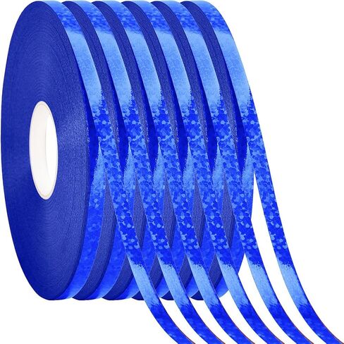 6 Rolls Halloween Ribbon,Colorful Curling Ribbon for Wrapping,Bows,Crafting 01 Black,Purple,Orange 3/16 Inch in Saudi Arabia