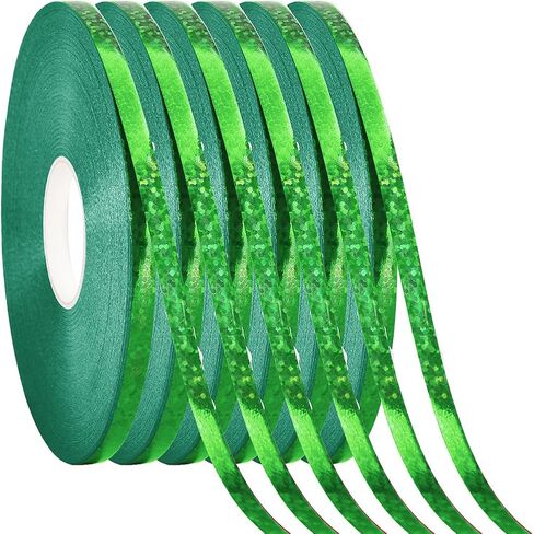 6 Rolls Halloween Ribbon,Colorful Curling Ribbon for Wrapping,Bows,Crafting 01 Black,Purple,Orange 3/16 Inch in Saudi Arabia