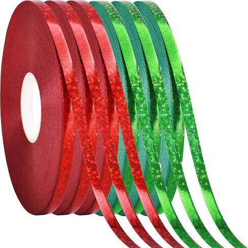 6 Rolls Halloween Ribbon,Colorful Curling Ribbon for Wrapping,Bows,Crafting 01 Black,Purple,Orange 3/16 Inch in Saudi Arabia
