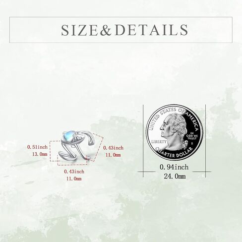 POPLYKE Ear Cuff Earrings for Men Women Sterling Silver No Piercing Clip On Cartilage Retro Earring Trendy Jewelry Gift in Saudi Arabia