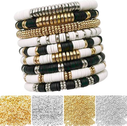 4 Pack Beading Funnel - Clay Beads Bracelet Making Kit, Beading Needles Bracelet Making Kit for Jewelry Making, Jewelry Making kit with Beading Funnel Can Replace Clay Bead Spinner in Saudi Arabia
