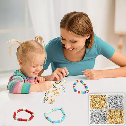 4 Pack Beading Funnel - Clay Beads Bracelet Making Kit, Beading Needles Bracelet Making Kit for Jewelry Making, Jewelry Making kit with Beading Funnel Can Replace Clay Bead Spinner in Saudi Arabia