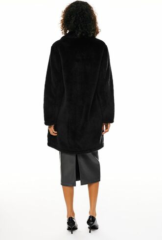 Orolay Women's Winter Fuzzy Fleece Jacket Long Sleeve Lapel Open Front Cardigan Faux Fur Coat with Pockets in Saudi Arabia